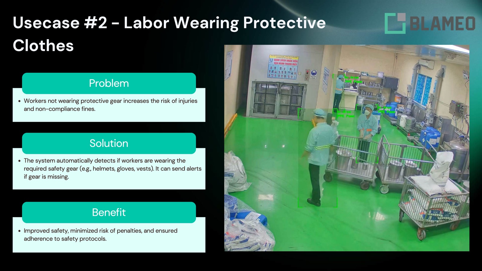 Computer vision for workplace safety
