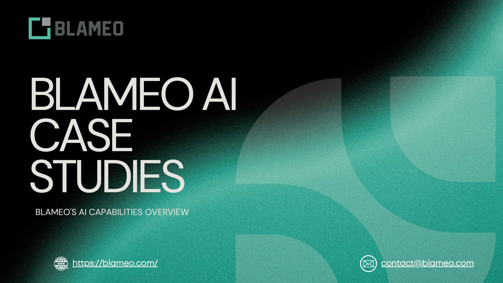 Blameo AI case studies