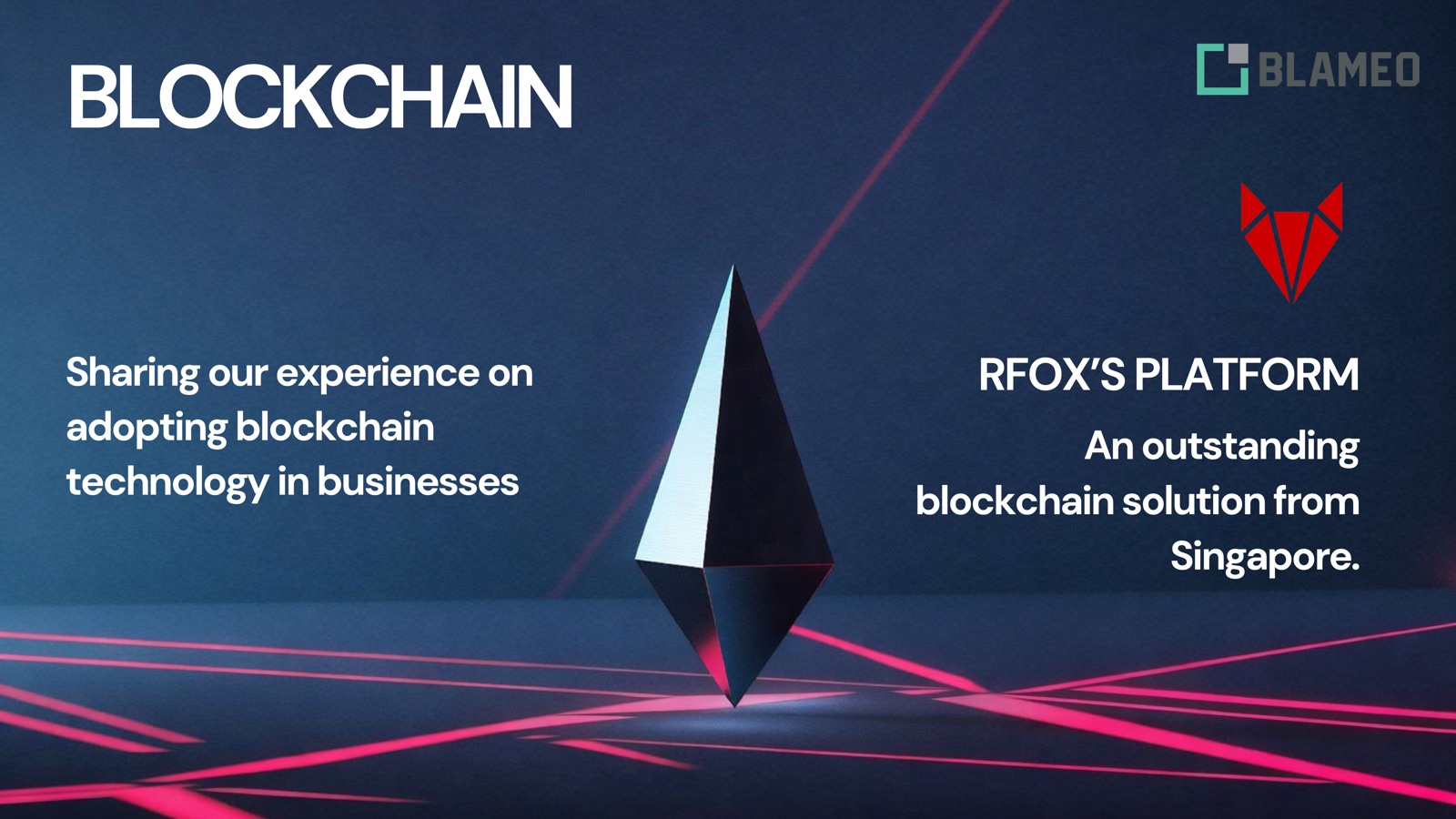 Blameo blockchain case studies